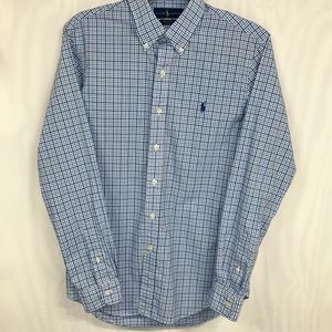 Men’s Ralph Lauren 100% Cotton Stretch Button Down Long Sleeve Shirt Size Small